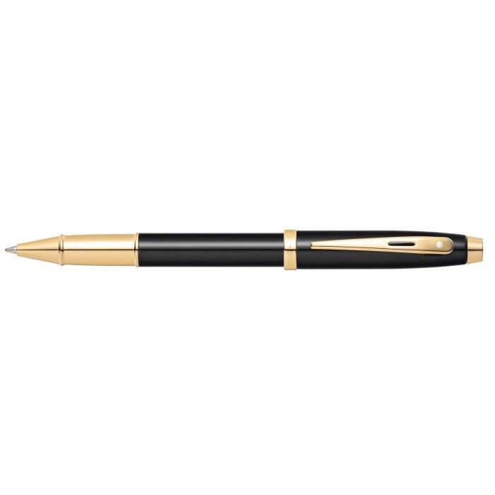 

✨Sale Sheaffer 100 Glossy Black With Gold-Tone Rollerball Pen Limited