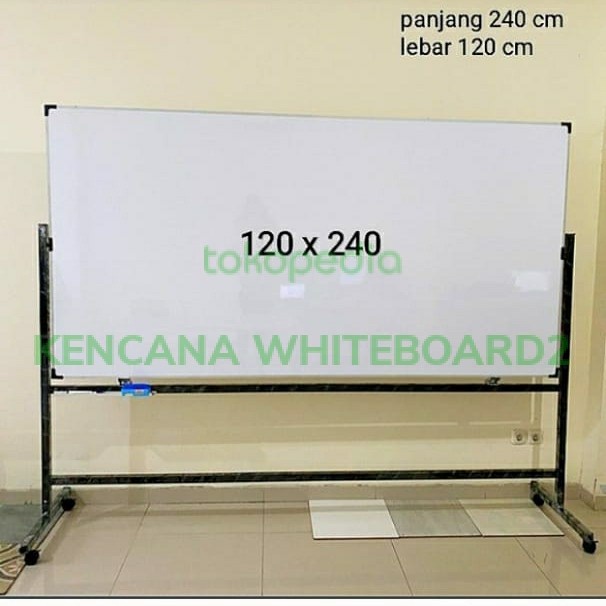 

✨Sale White Board Standing 120 _240 Cm Terbatas