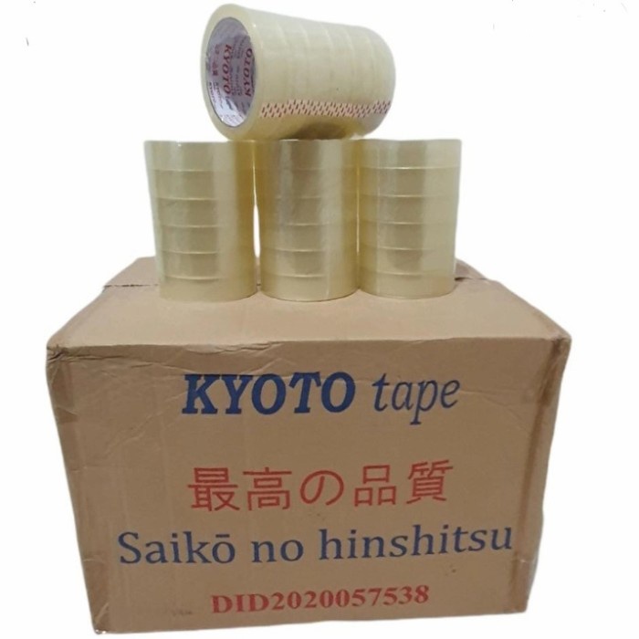 

✨Sale Lakban Bening Kyoto 2' 48Mm X90 Yard Karton Berkualitas