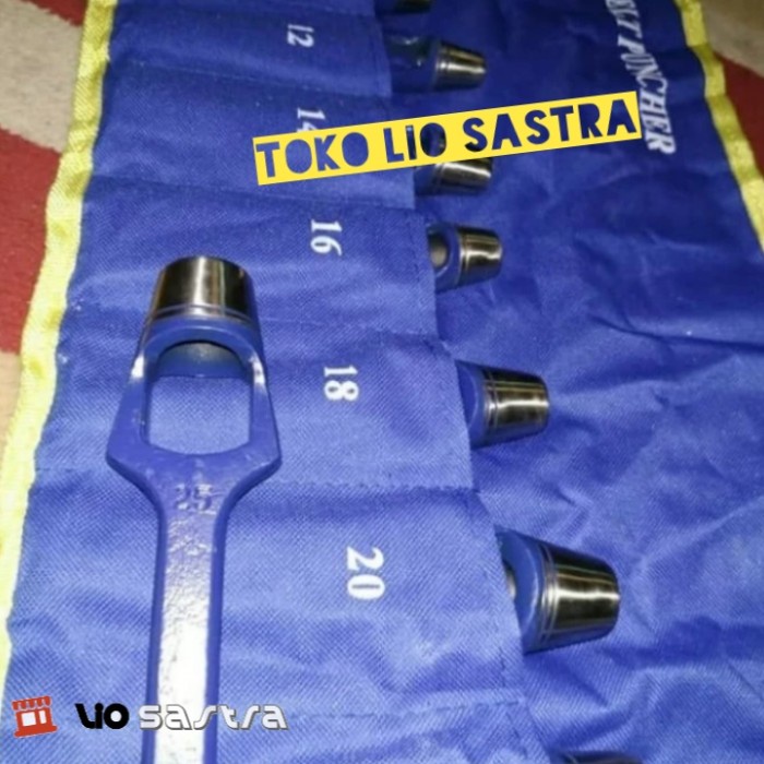 

✨Ready Alat Pembolong Plat Plong Set Hollow Punch Set 14 Pcs X 3 - 25Mm Limited