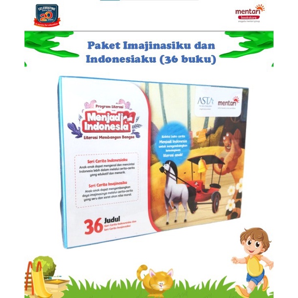 

Sale!! Paket 36 Judul Literasi Menjadi Indonesia Buku Cerita SD