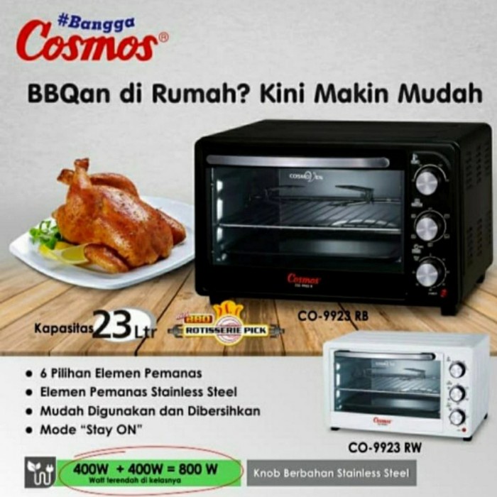 ✨Original Oven Cosmos 23 Liter Co 9923R Diskon