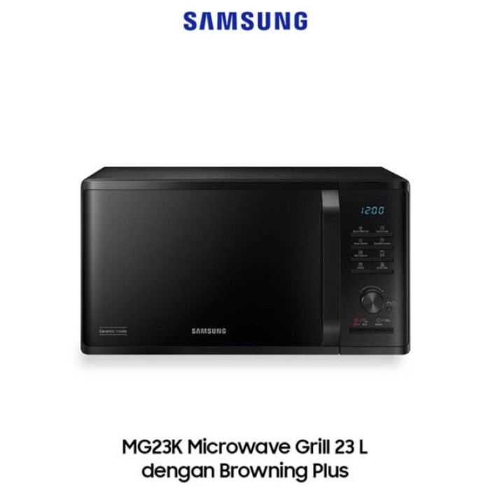 ✨Original Microwave Grill Samsung Mg23K3505Ak 23 Liter Garansi Mg 23K3505 Ak Terbatas