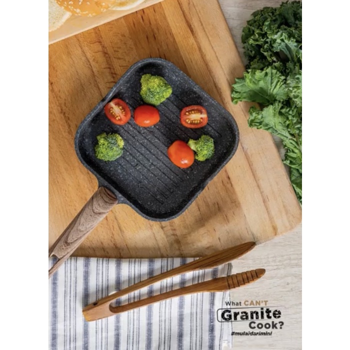 ✨New Ori Debellin Balck Mini Grill Pan Uk 14 Cm Terbaru