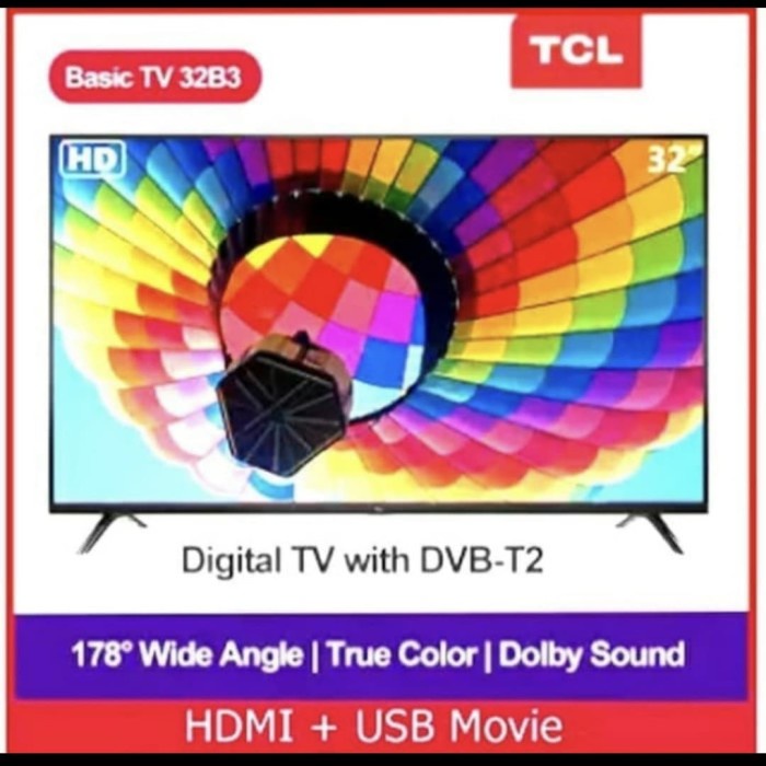 ✨New Led Tv Tcl 32 Inch Digital 32B3 Usb Movie Terbatas