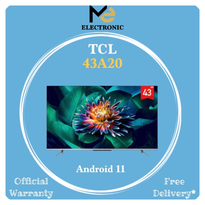 ✨New Android Tcl 43 43A20 Android 11 Tcl Uhd 4K Smart Tv Android 43A20 Tcl Berkualitas