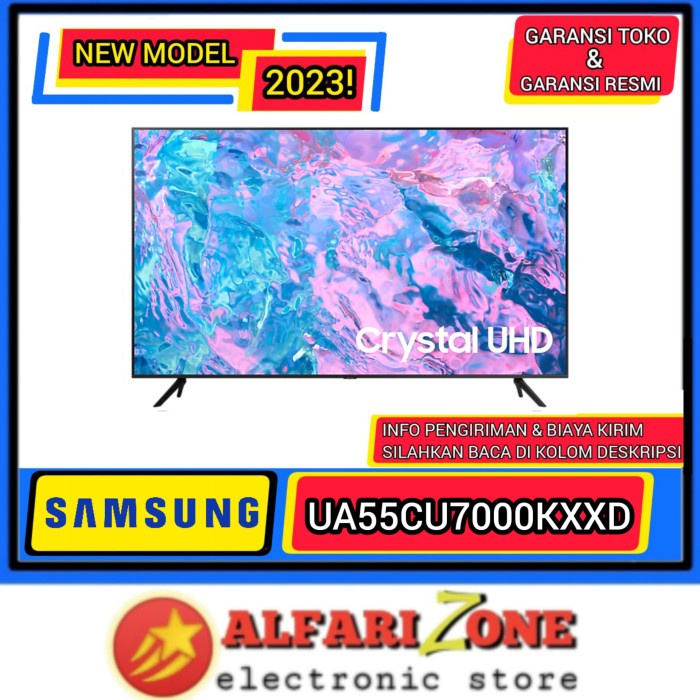 ✨New Samsung 55Cu7000 Smart Tv Samsung 55 Inch 4K Ua55Cu7000 55 Cu7000 Terbaru