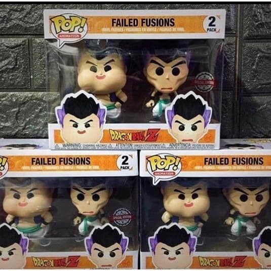 ✨Baru Failed Fusion Fat And Skinny Gotenks Funko Pop Dragon Ball Z Limited