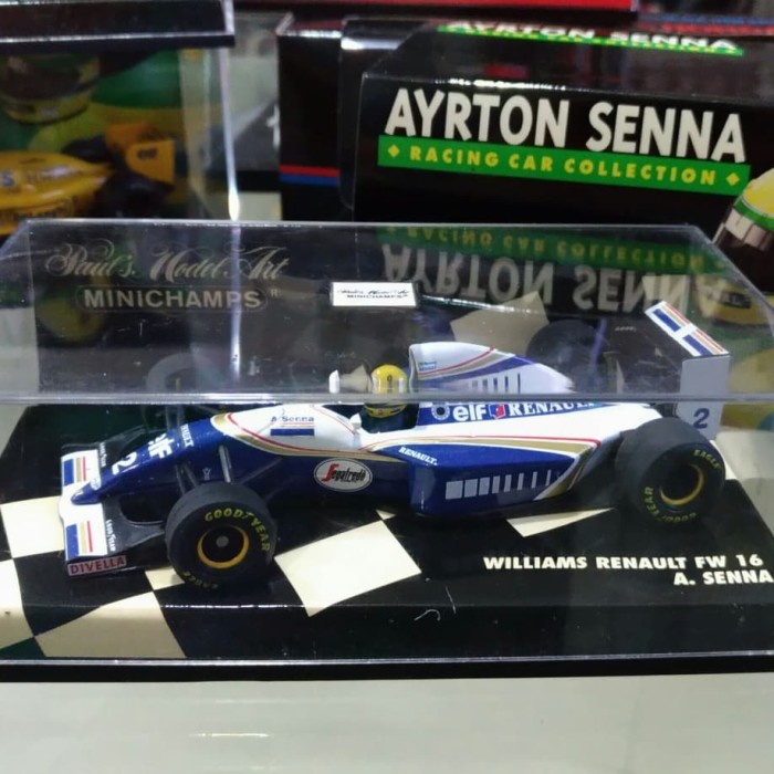 ✅Termurah Ayrton Senna Williams Renault Fw16 1/43 By Minichamps Limited