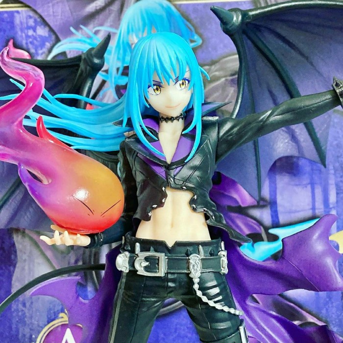 ✨Baru Action Figure Rimuru Tempest Tensei Shitara Slime Black Devil Ichiban Terbatas