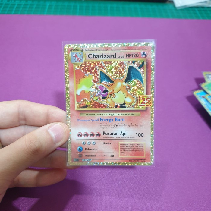 ✅Termurah Kartu Pokemon Indonesia - 25Th Anniversary Collections - Charizard Diskon