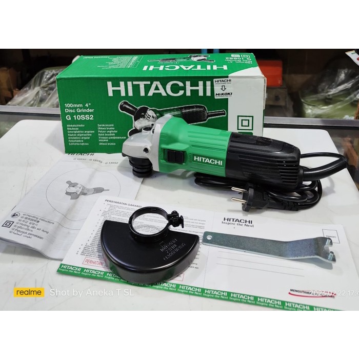 Gerinda Hitachi G10SS2 4" Grinder Hitachi Koki G 10SS2 (Hikoki G10SS2)