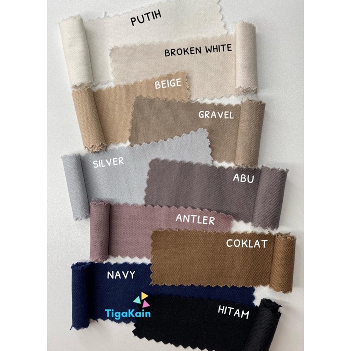 Terbaru 1 Meter Kain Katun Bangkok/ Cotton Bangkok Premium Promo Terlaris