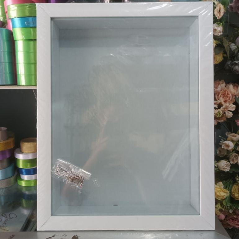 Sale Bingkai Mahar 30*40 List Putih Polos Cod