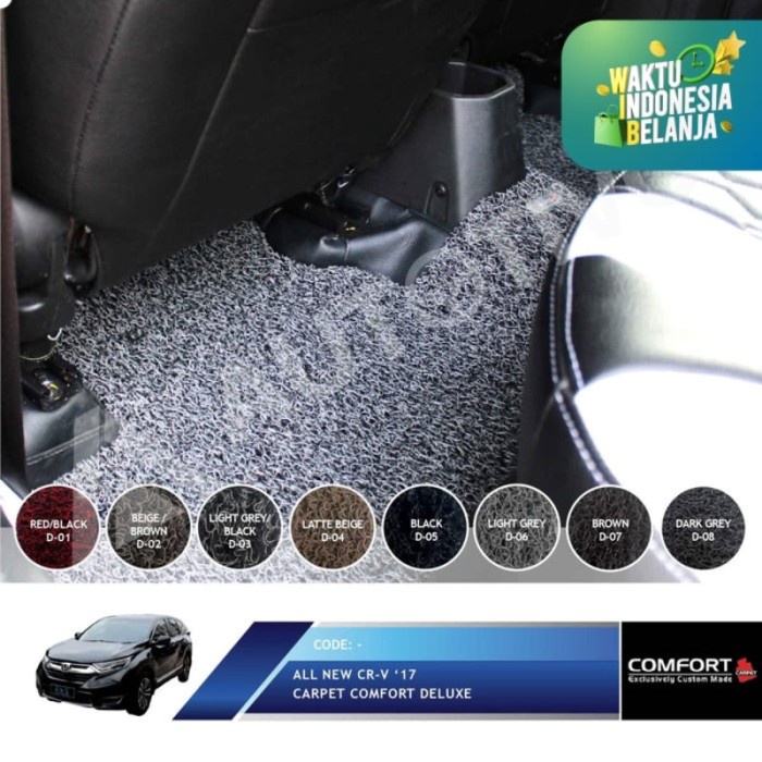 ✅Original Karpet Mobil Comfort All New Crv Turbo 2017 Deluxe Original Berkualitas