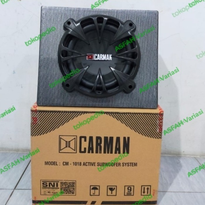 ✅Ori Basstube/Basbox Aktif Subwofer 10Inch Carman 1018 Terbatas