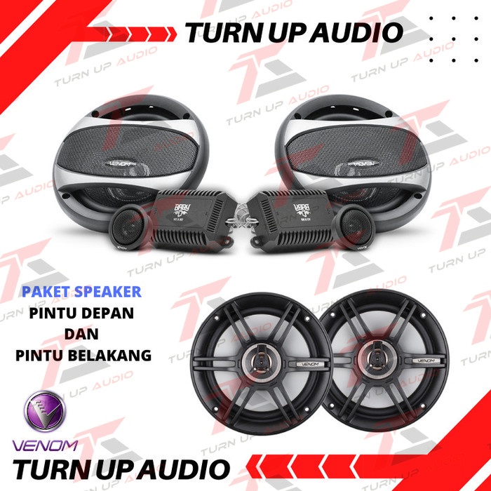 ✅Ori Paket Audio Venom Baby Diablo Split Coaxial Speaker Pintu Original Terbatas