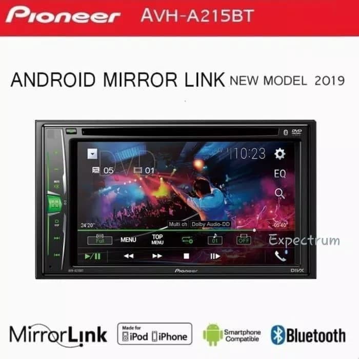 ✅New Ori Doubledin Pioneer Avh A 215 Bt A215Bt A215 Murah Manta Bagus Player Diskon