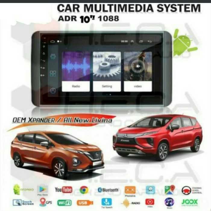 ✅Ori Double Din Tv Mobil Android 10 Mitsubishi Xpander Terbaru