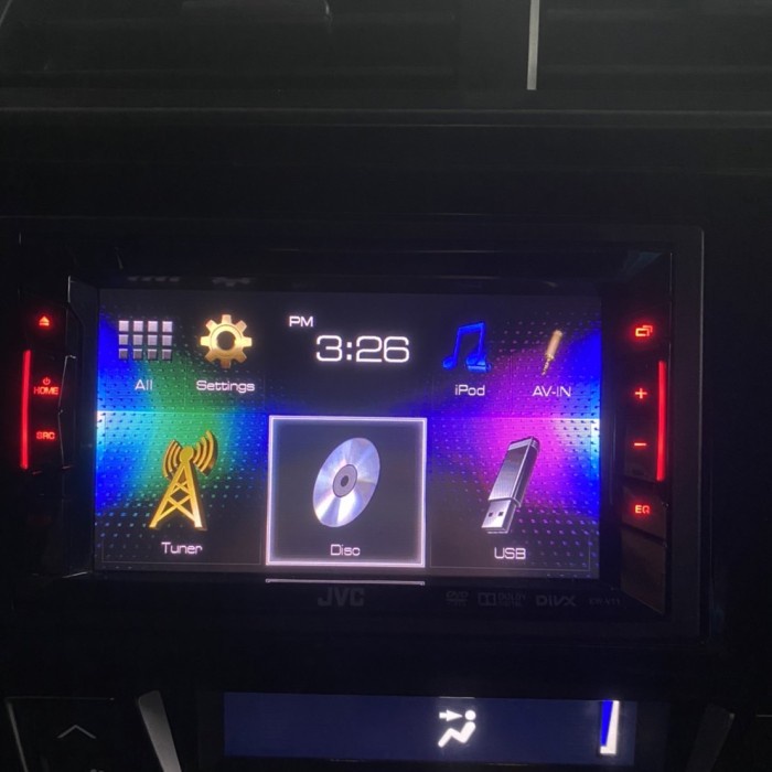 ✅Ori Head Unit Tape Monitor Mobil Honda Brio Rs 2018 Jvc Kw V-11 Terbatas