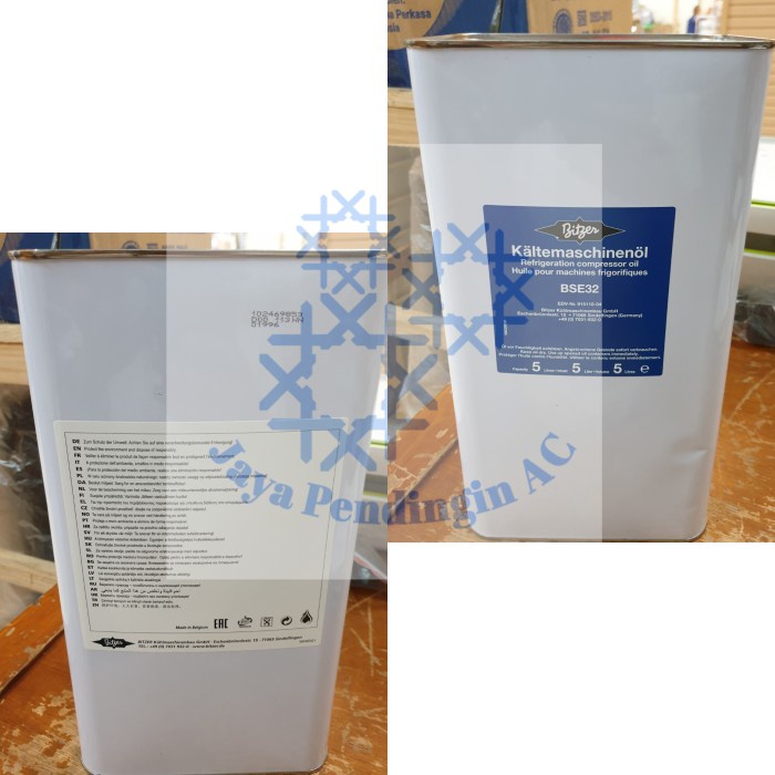 ✅New Oli Bitzer Bse32 5Ltr / Bse 32 / Bitzer Oil Terbaru