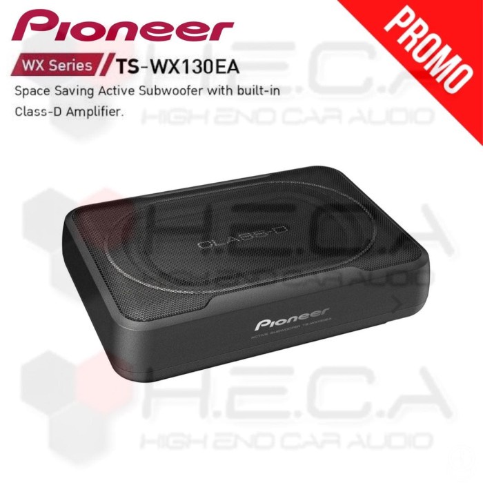 ✅New Ori Pioneer Ts-Wx130Ea Subwoofer Aktif Active 8 Underseat Sub Bass Kolong Diskon