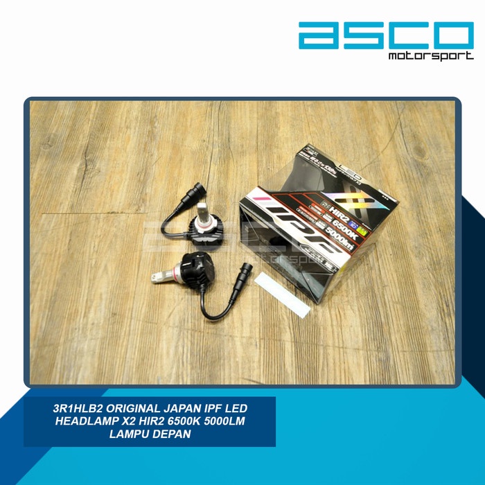 [Original] 3R1Hlb2 Original Japan Ipf Led Headlamp X2 Hir2 6500K 5000Lm Lampu Dpn Berkualitas