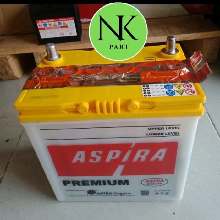 [Original] Aki Mobil Honda Brv New City Kia Picanto Accu Aspira Ns40Zl 35Ah Berkualitas