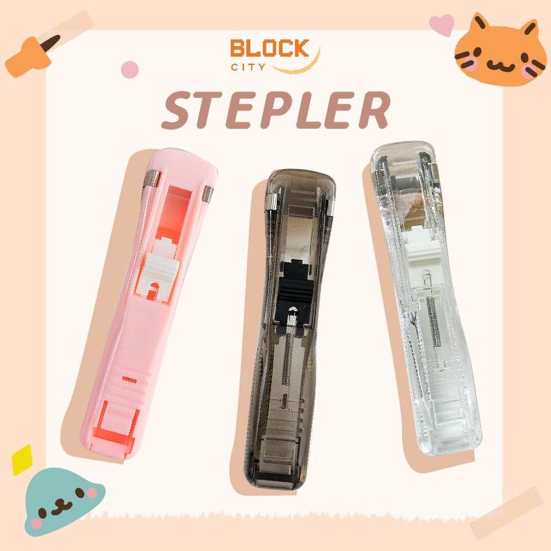 

BLOCK CITY KLIP PENJEPIT KERTAS STAPLER/ BINDER KLIP FOLDER/ FASTENER BINDER CLIP/ STAPLER TRANSPARAN/ PAPER CLIP