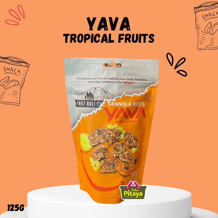 

populer] YAVA Granola Bites Tropical Fruits 125 gr