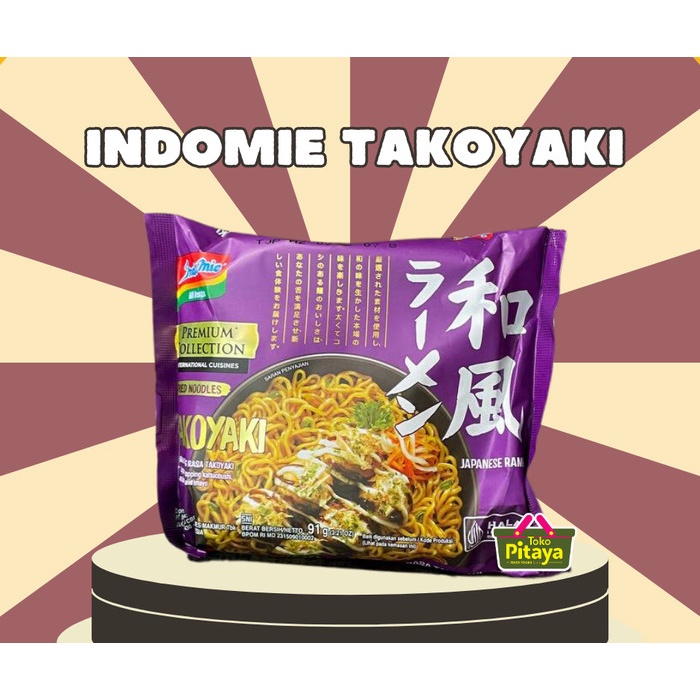 

] Indomie Goreng Takoyaki / Mie Instant Premium Japanese Takoyaki