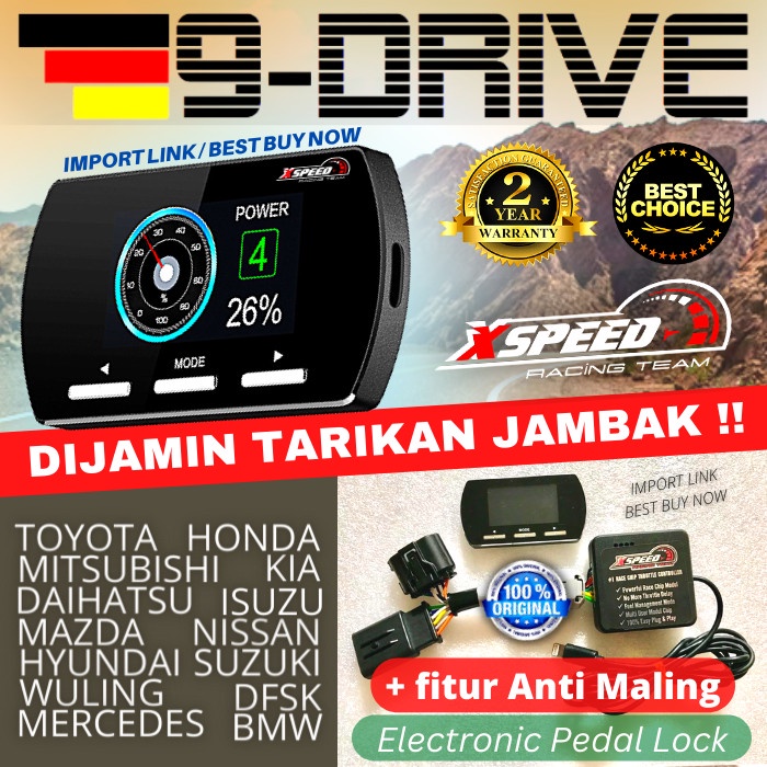[Original] 9Drive 9 Drive Throttle Control Remap Throtle Controller Innova Reborn Terbatas