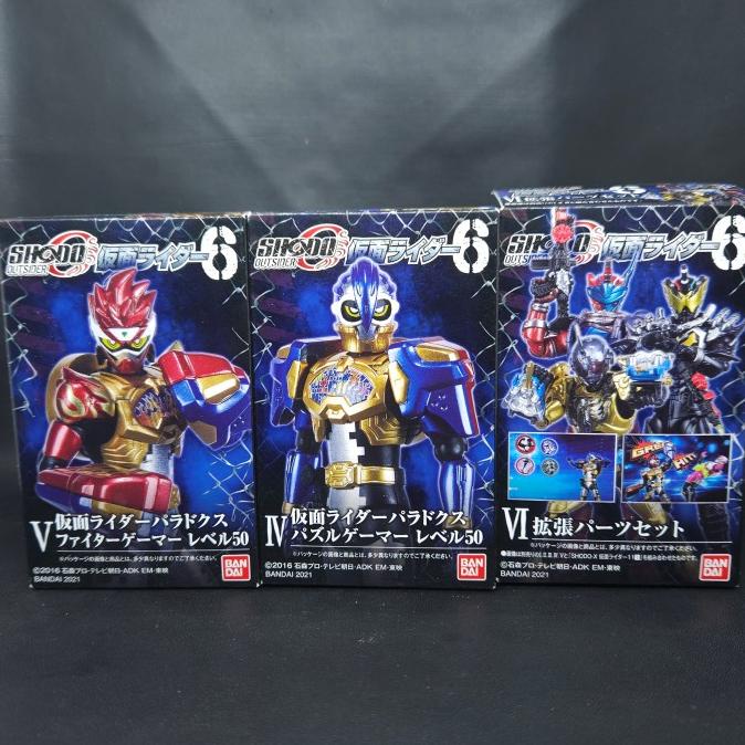 [BDR] SHODO O KAMEN RIDER EX AID PARADOX FIGHTER & PUZZLE GAMER +PART BANDAI