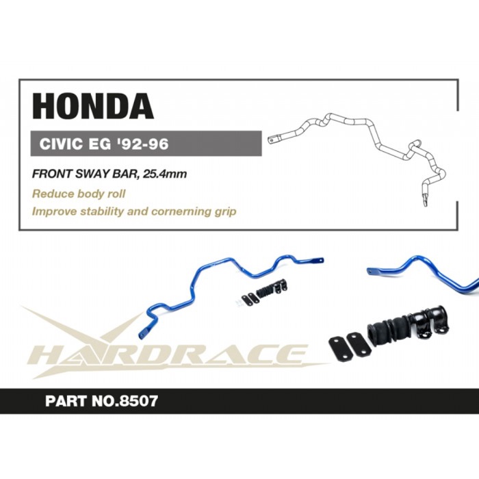 [Baru] Hardrace Front Sway Bar Honda Civic Eg Estilo Genio Berkualitas