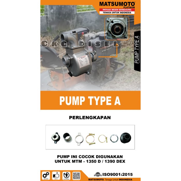✨Sale Keong Pompa Air 2 Inch Untuk Mesin Traktor Mtm-1350 D / 1390 Dex Diskon