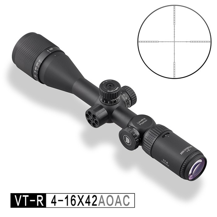 ✨Original Teleskop Discovery Vt-R 4-16X42Aoac Jernih / View Lebar /Tahan Getar Berkualitas