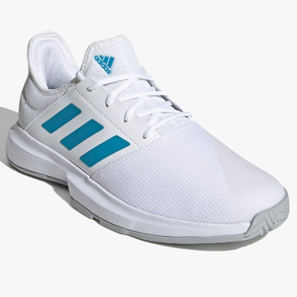 ✨Ori Sepatu Tenis Pria Adidas Game Court - White Terbaru