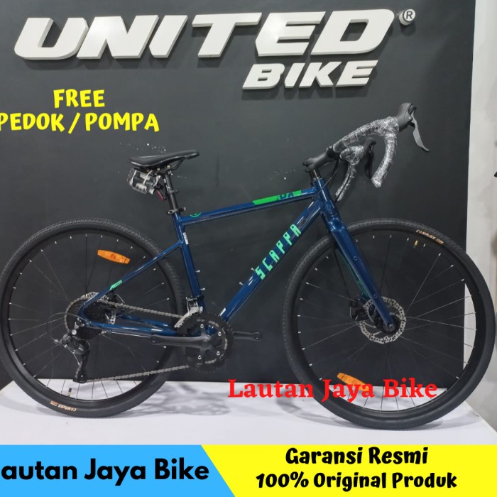 ✨Ori Sepeda Balap Genio Gravel Scappa Gx Alloy Diskon