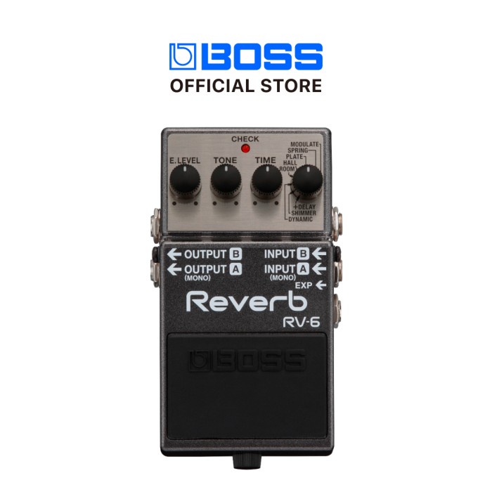 ✨Ori Boss Rv-6 Reverb Pedal Efek Stompbox Terbatas