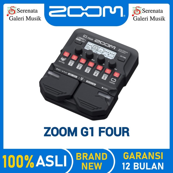 ✨Ori Zoom G1 Four Guitar Effects Processor / Zoom G1Four / G1 Four / G1Four Diskon