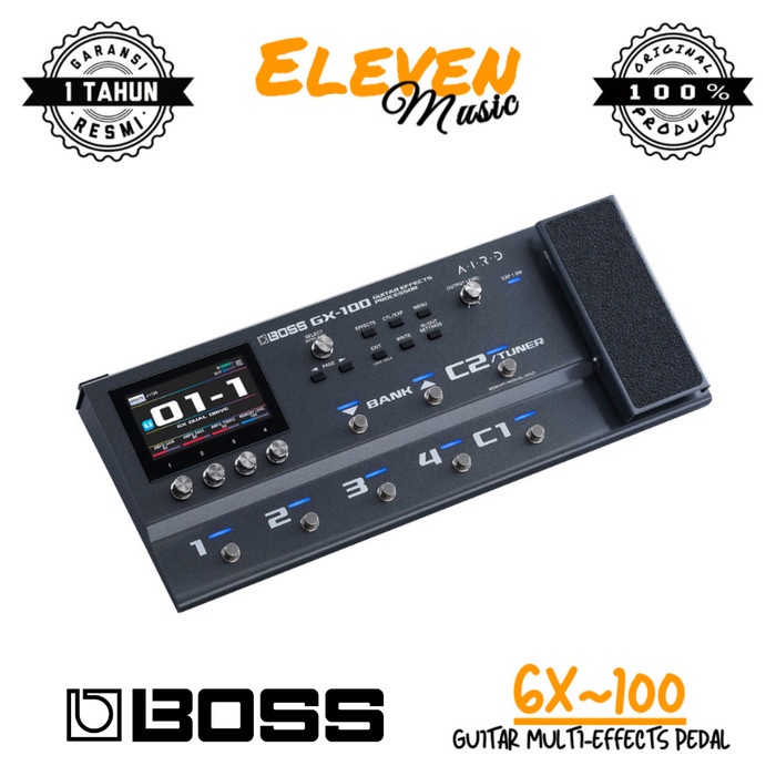 ✨Ori Boss Gx-100 Guitar Bass Multi Effects Pedal Boss Gx100 Original Berkualitas