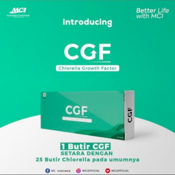 ✨New Ori Cfg Chlorella Growth Factor Mci Original Limited