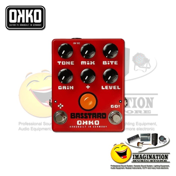 ✨Ori Okko Basstard Bass Overdrive Pedal Berkualitas