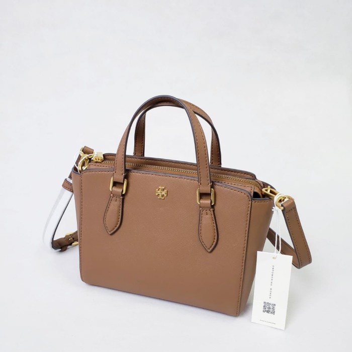 ✨New Jual Tas T0Rry Burch Tb Mini Emerson Top Zip Satchel Moose Original Limited