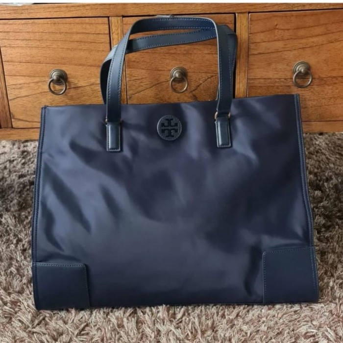 ✨New Tas Branded Ori Tb Ella Tote Large Navy Terbatas