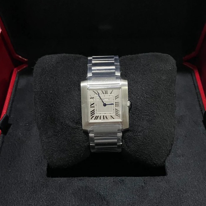✨Termurah Cartier Tank Francaise Wsta0074_x000D_
_x000D_
Jam Tangan Pria Terbatas