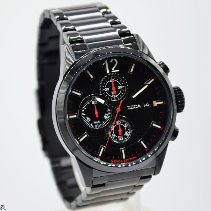 ✨Sale Zeca 2010Ma.S.C2.Bl2 - Jam Tangan Pria Original - Black Berkualitas