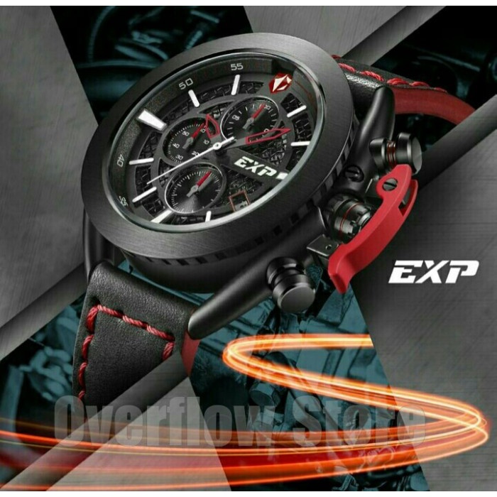 ✨Sale Jam Tangan Expedition Exp 3001 Black Red Original Limited