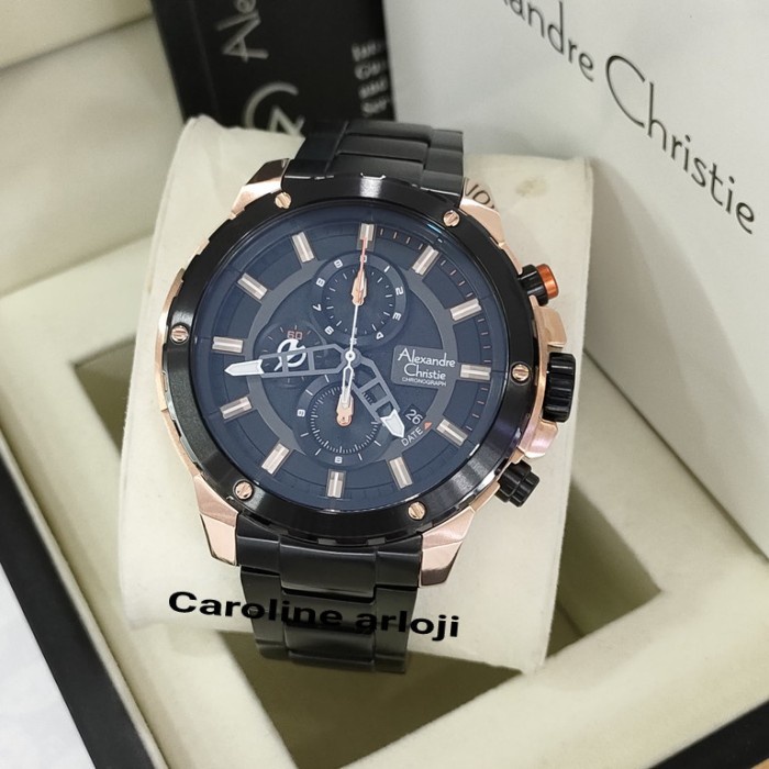 ✨Ready Jam Tangan Pria Alexandre Christie Ac6530Mc Diskon
