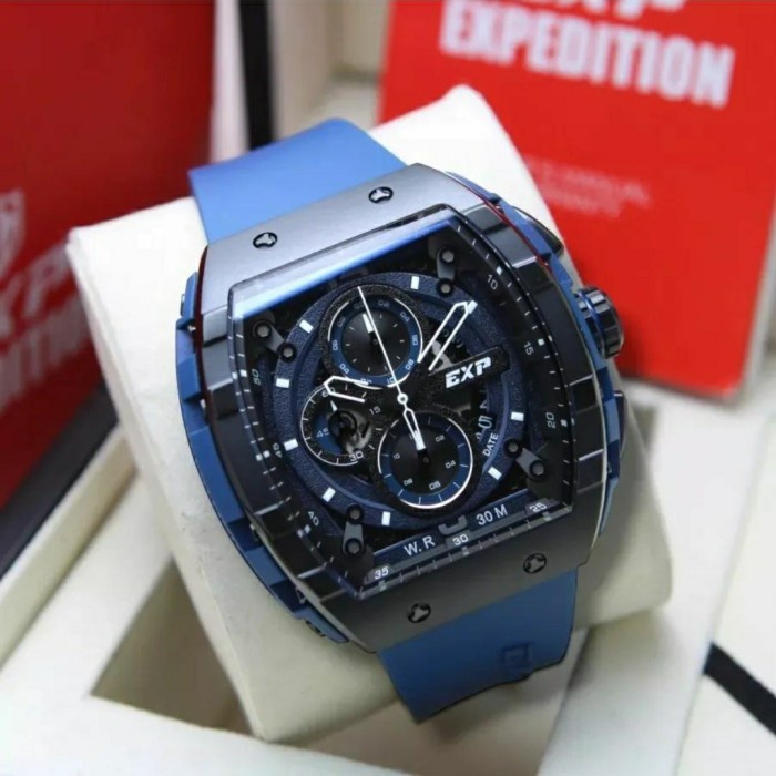 ✨Ready Jam Tangan Pria Expedition E6782 E 6782 Blue Black Original Garansi Berkualitas